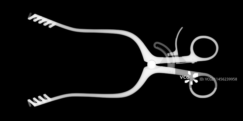 医用镊子、X光片图片素材