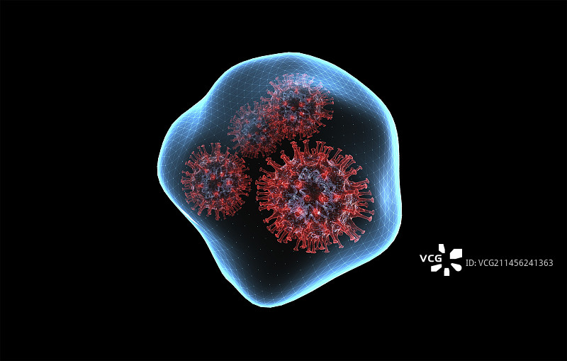 病毒飞沫传播示意图图片素材