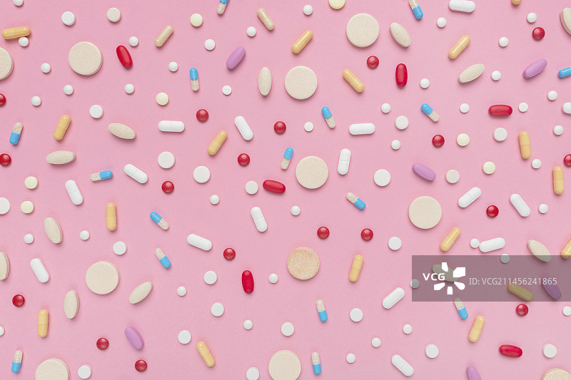 各种药丸和片剂图片素材