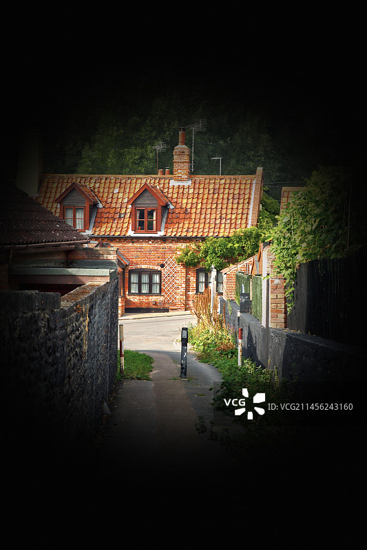 隧道视野图片素材