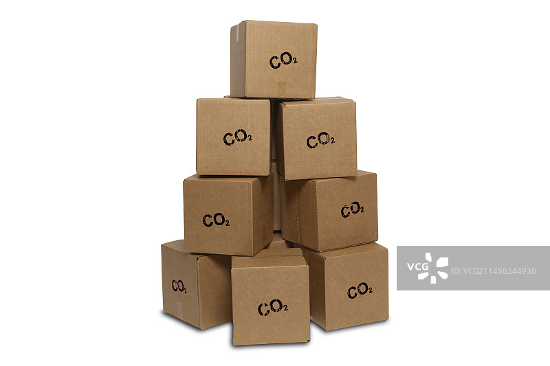 二氧化碳储存概念合成图像图片素材