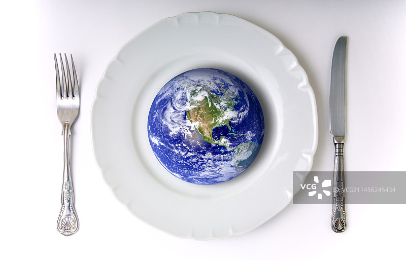 全球食品需求概念图片素材