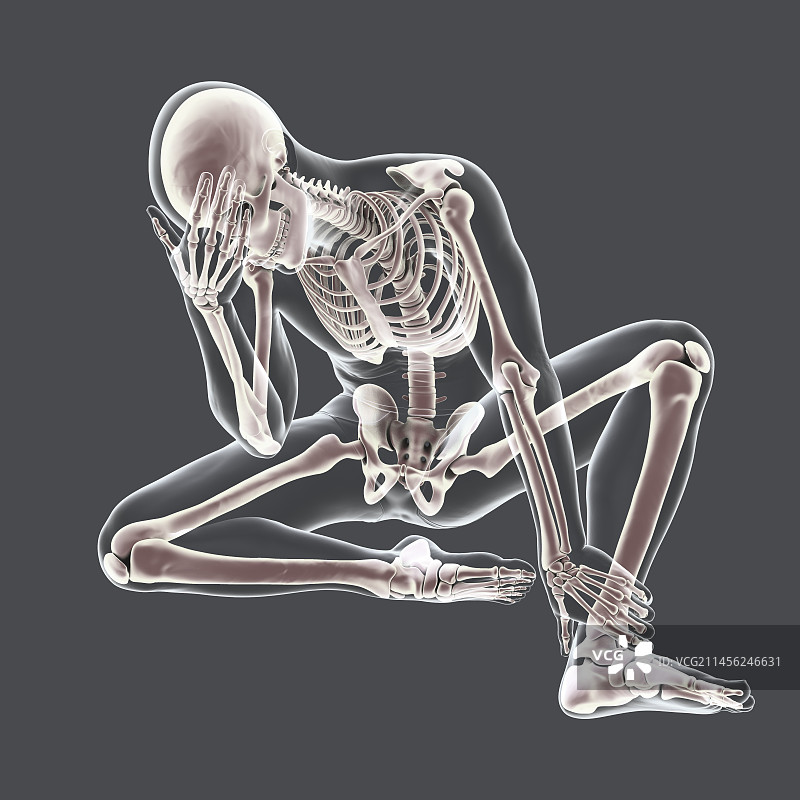 疼痛，概念图图片素材