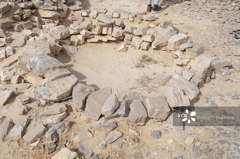 以色列史前粮仓和脱粒场图片素材