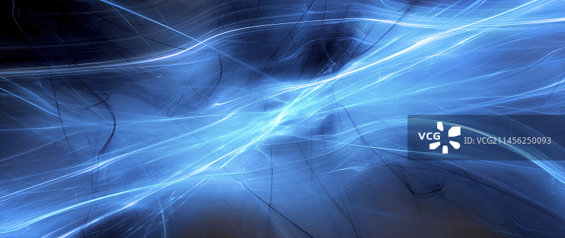 蓝色发光等离子体插画图片素材