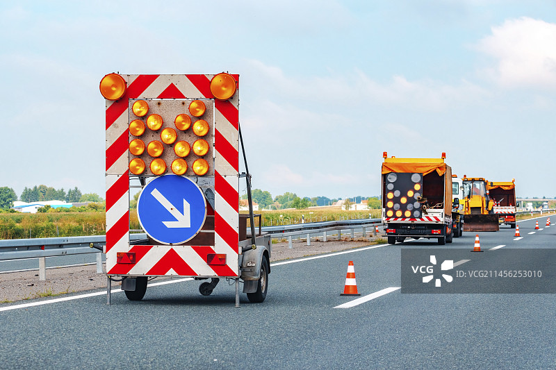 道路施工图片素材