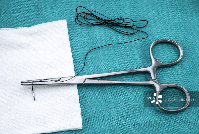 外科手术缝合线图片素材