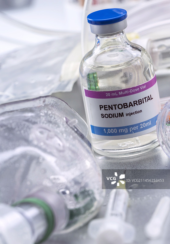 戊巴比妥镇静药物图片素材