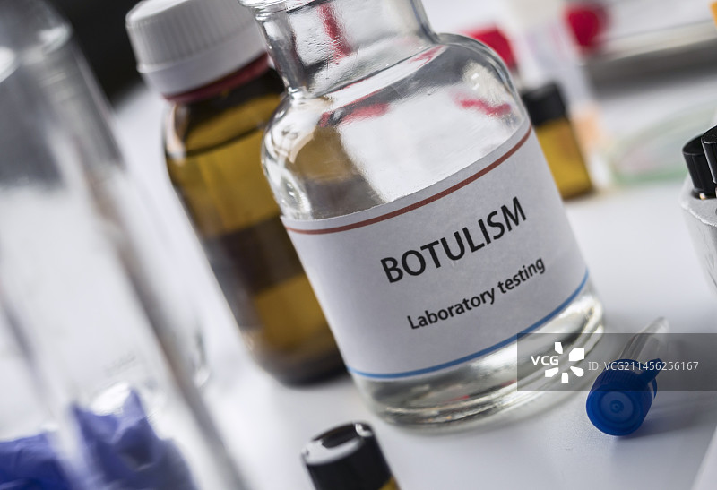 肉毒杆菌中毒实验室检测概念图图片素材