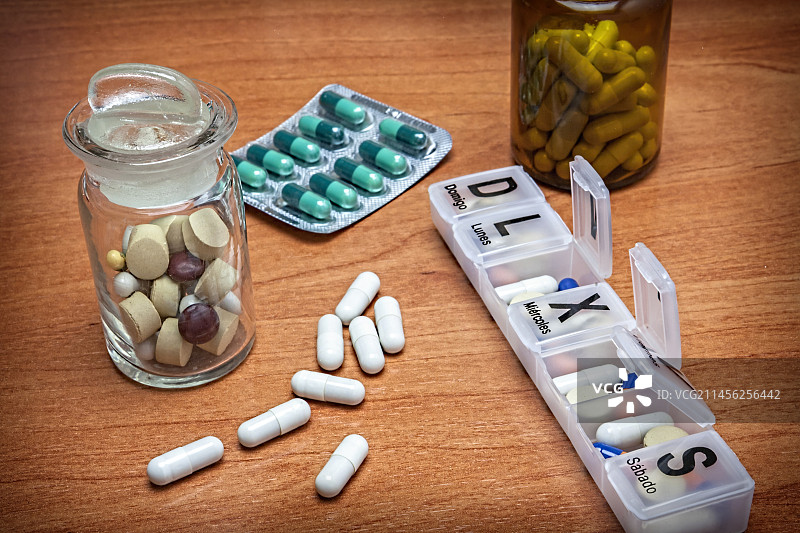 药丸整理图片素材