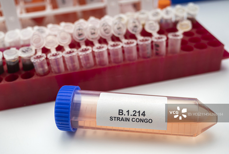 新冠病毒变异研究概念图图片素材