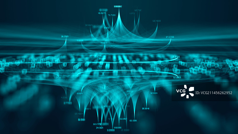 区块链技术插画图片素材
