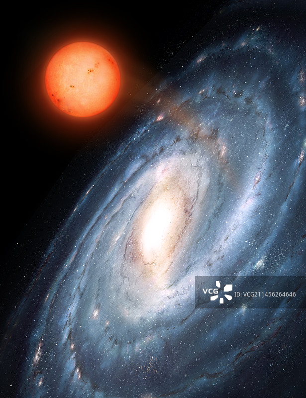 星系喷射恒星图片素材