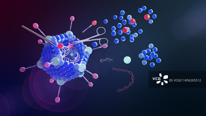 基因工程插图图片素材