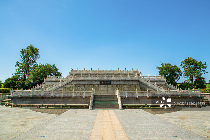 观潮胜地公园  白石台 白石台广场 地标景点 嘉兴海宁盐官镇 盐官古镇 盐官建筑图片素材