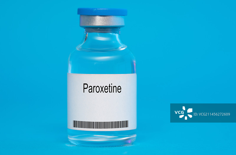 帕罗西汀药瓶图片素材