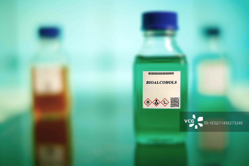 生物酒精玻璃瓶图片素材