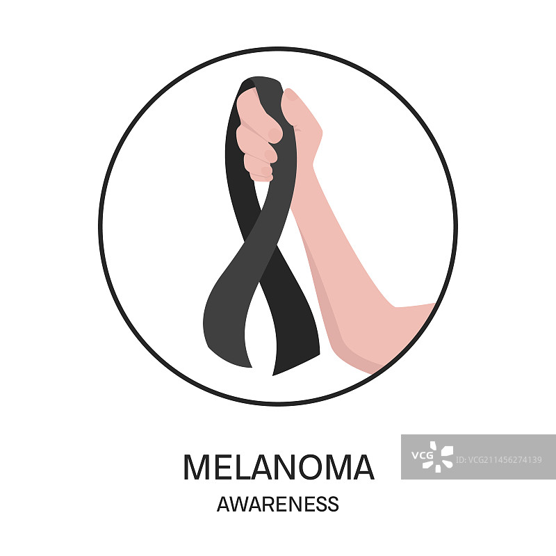 黑色素瘤概念图图片素材
