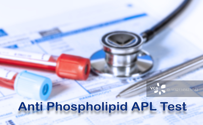抗磷脂测试概念图图片素材