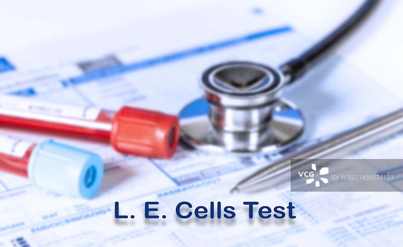 红斑狼疮测试概念图图片素材