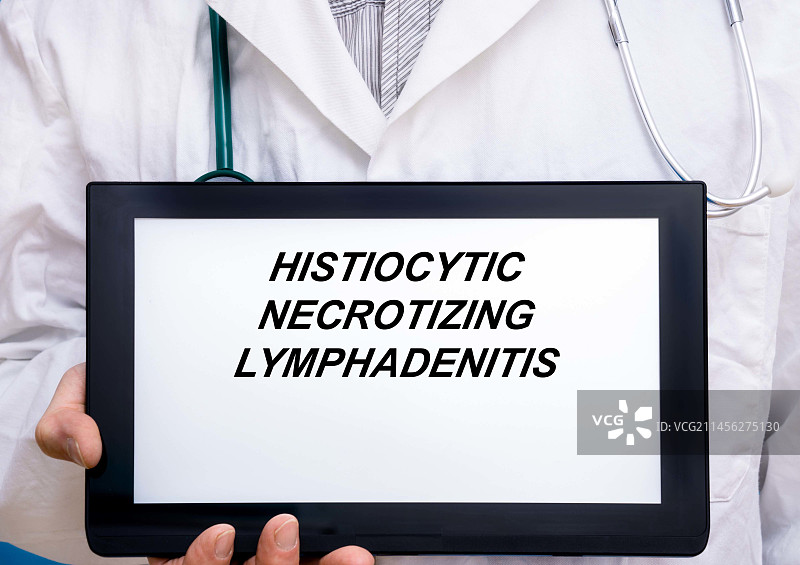 组织细胞坏死性淋巴结炎概念图图片素材