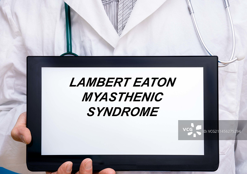 Lambert-Eaton肌无力综合征概念图图片素材
