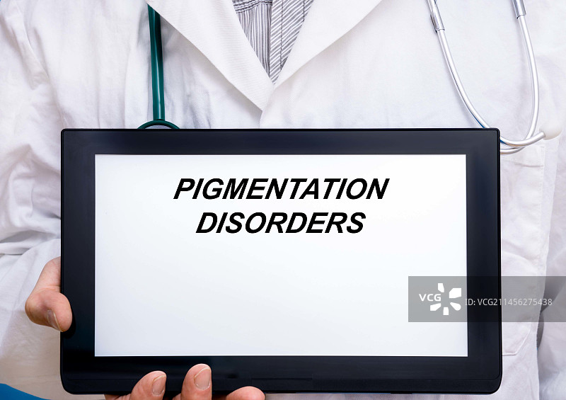 色素沉着障碍概念图图片素材