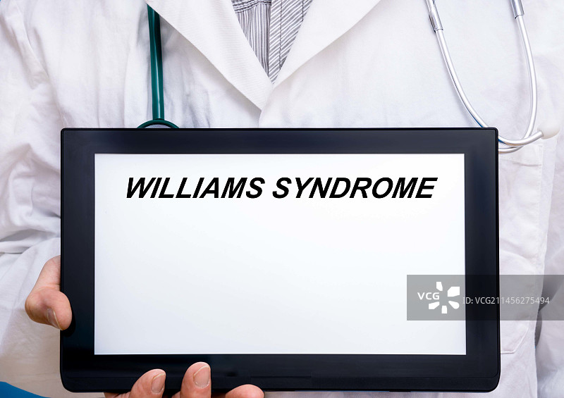威廉姆斯综合征概念图图片素材