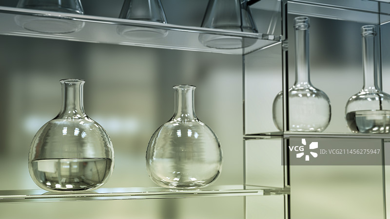 实验玻璃器皿，插图图片素材