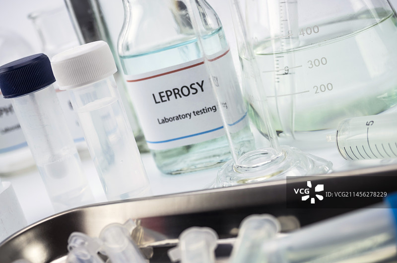 麻风病测试概念图图片素材