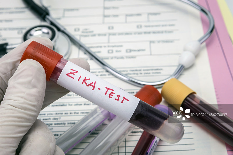 寨卡病毒测试概念图图片素材