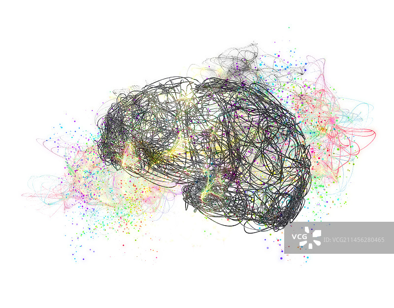 人脑，插图图片素材