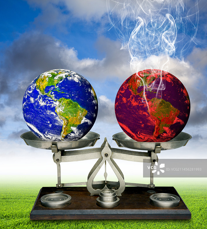 全球变暖概念插图图片素材