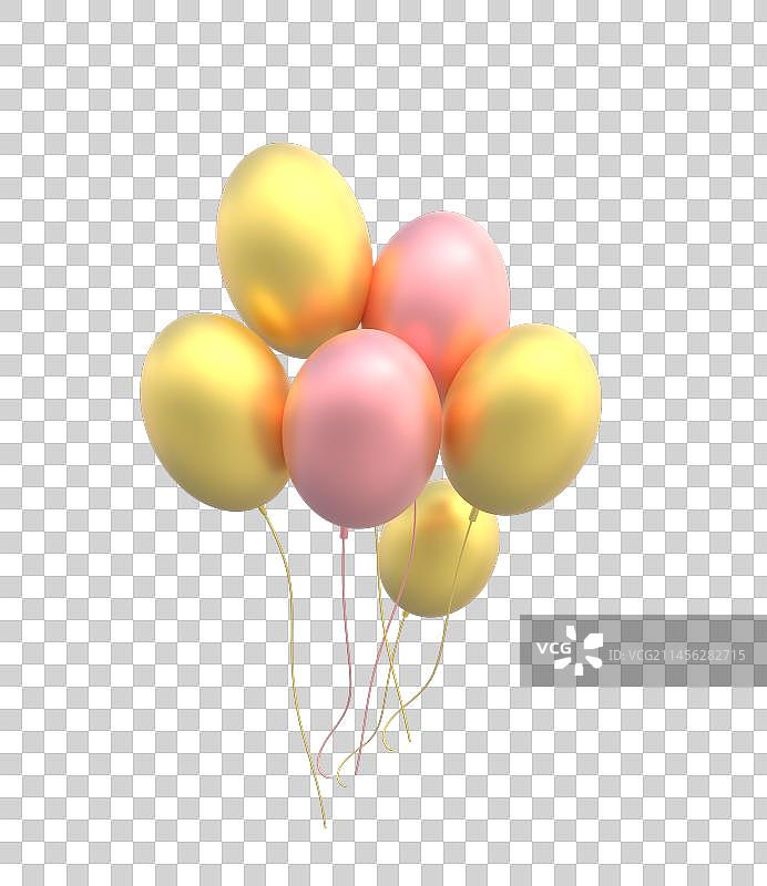 气球彩球3d图片素材
