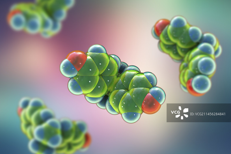 双酚A分子结构示意图图片素材