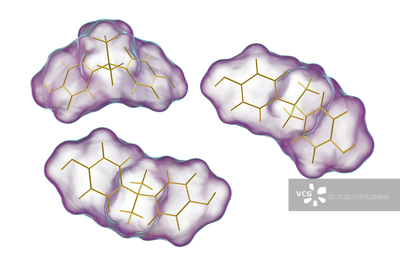 双酚A分子结构示意图图片素材