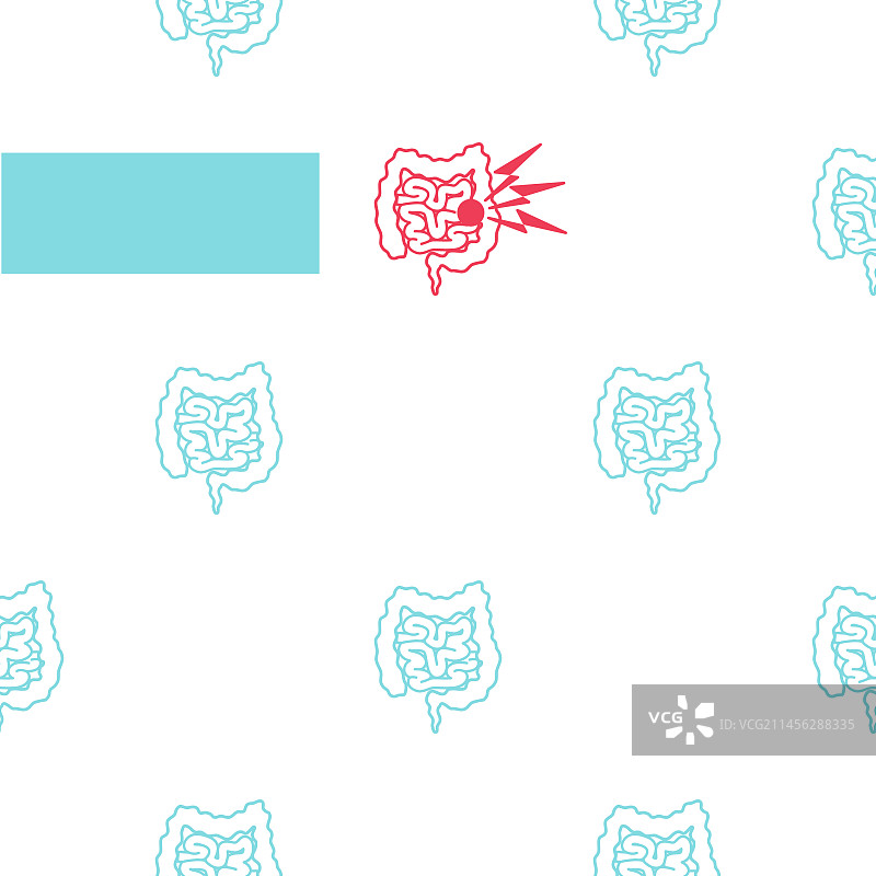 乳糜泻炎症插画图片素材