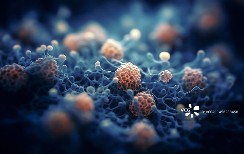 有机结构抽象插画图片素材