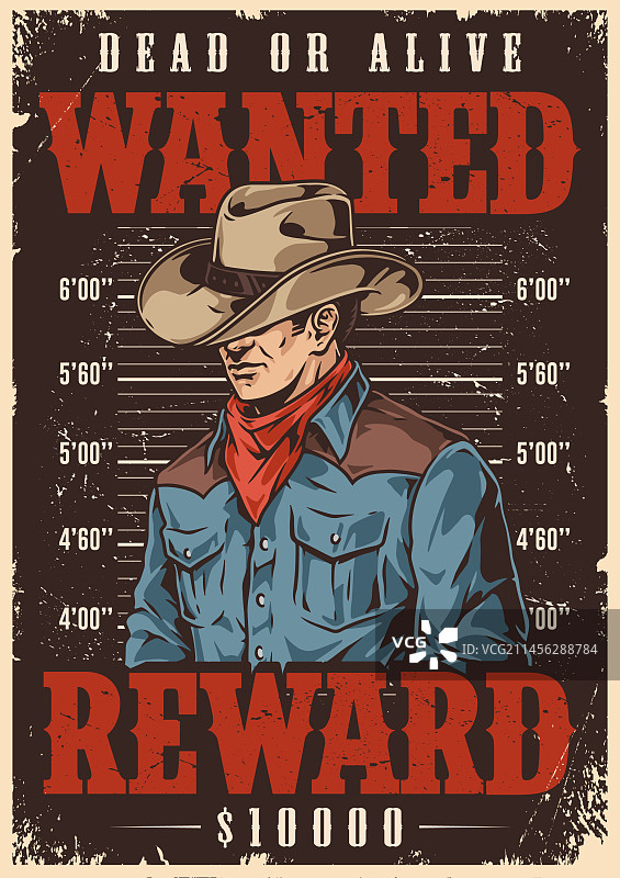 复古通缉海报设计图片素材
