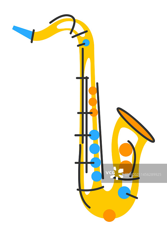萨克斯管爵士乐器图片素材