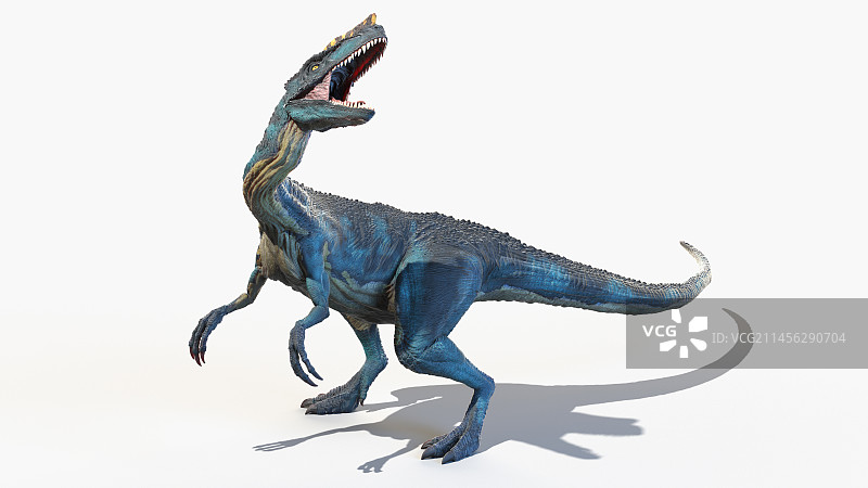 角鼻龙恐龙插画图片素材