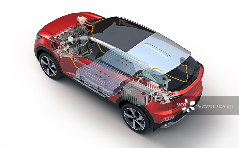 电动汽车插画图片素材