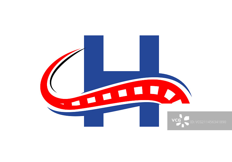 公路运输字母H标志图片素材