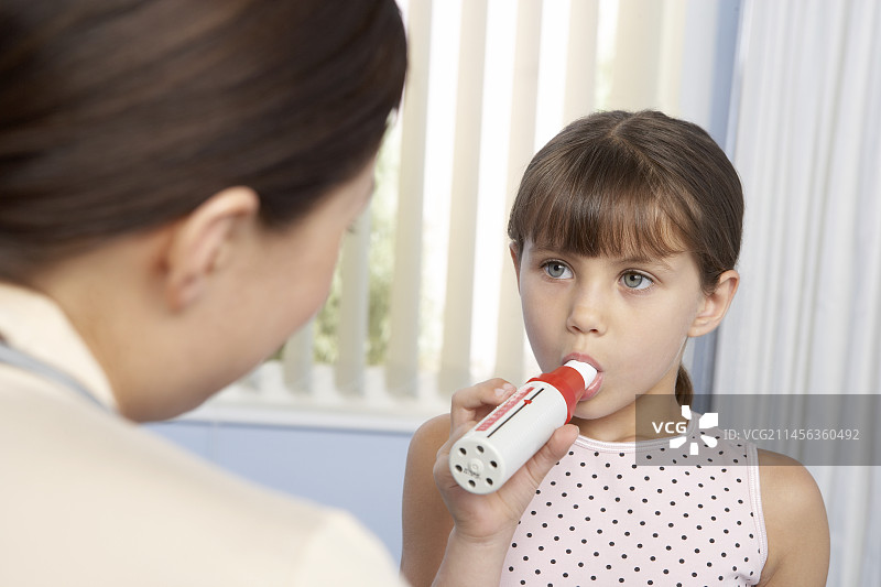 肺功能测试图片素材