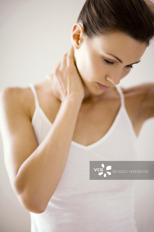 颈部疼痛图片素材