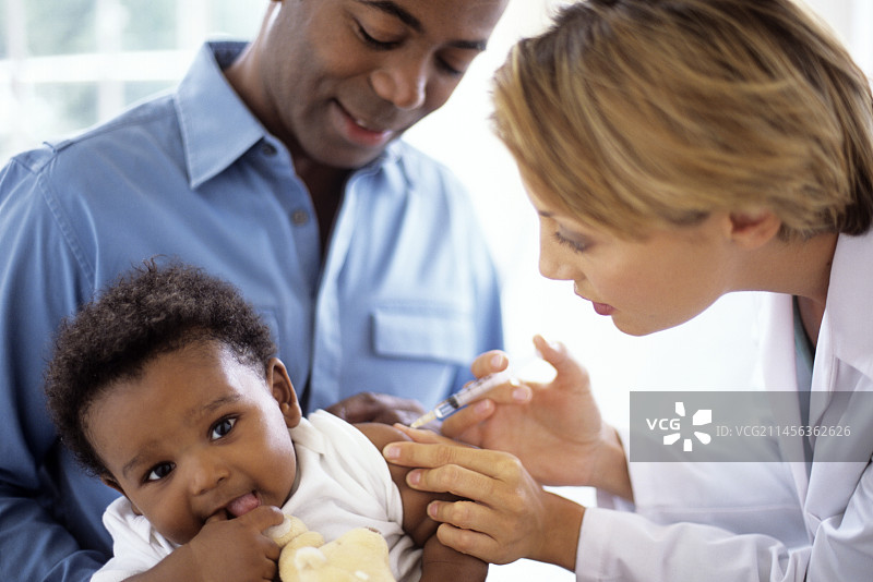 儿童注射图片素材