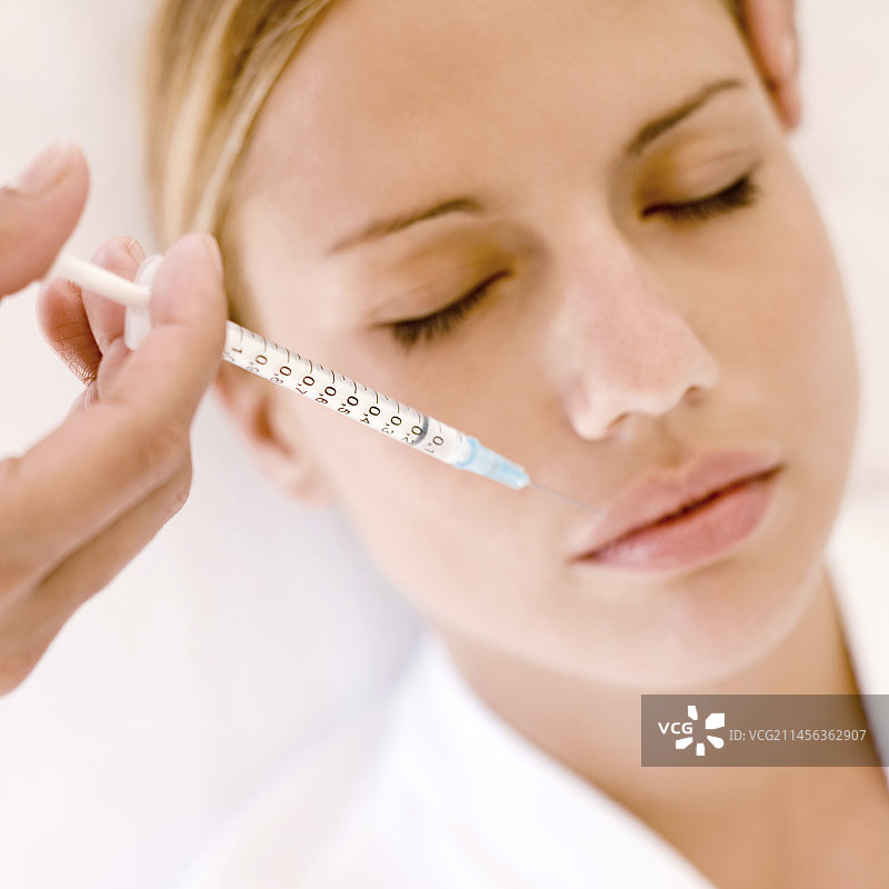 肉毒杆菌治疗图片素材