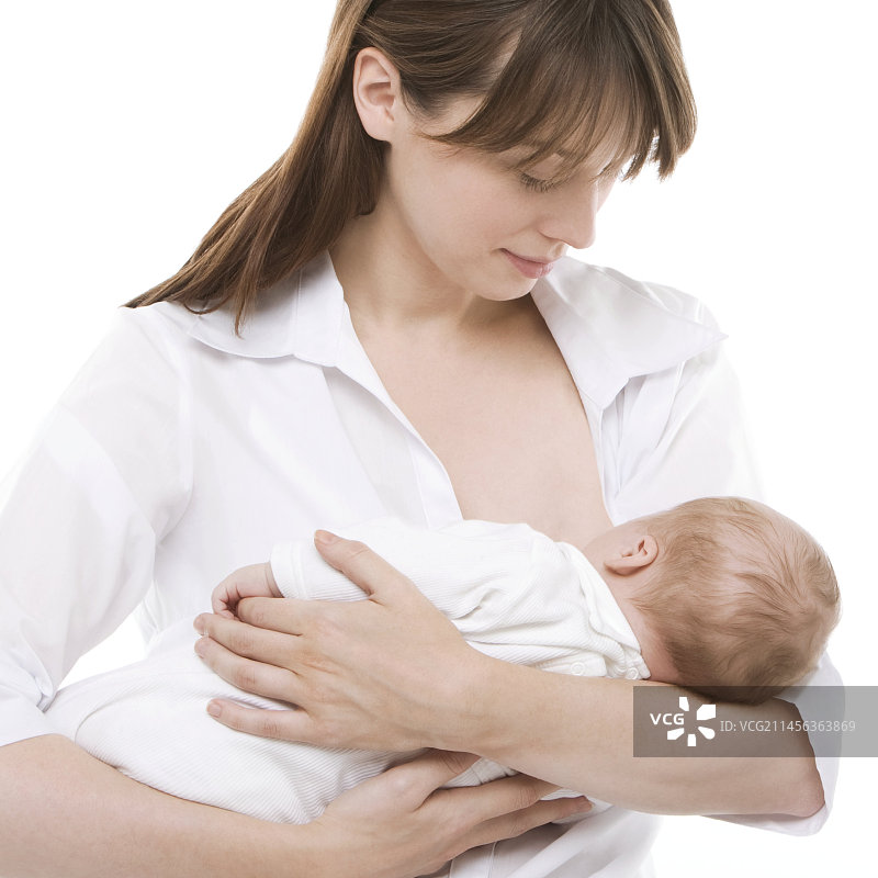 母乳喂养图片素材