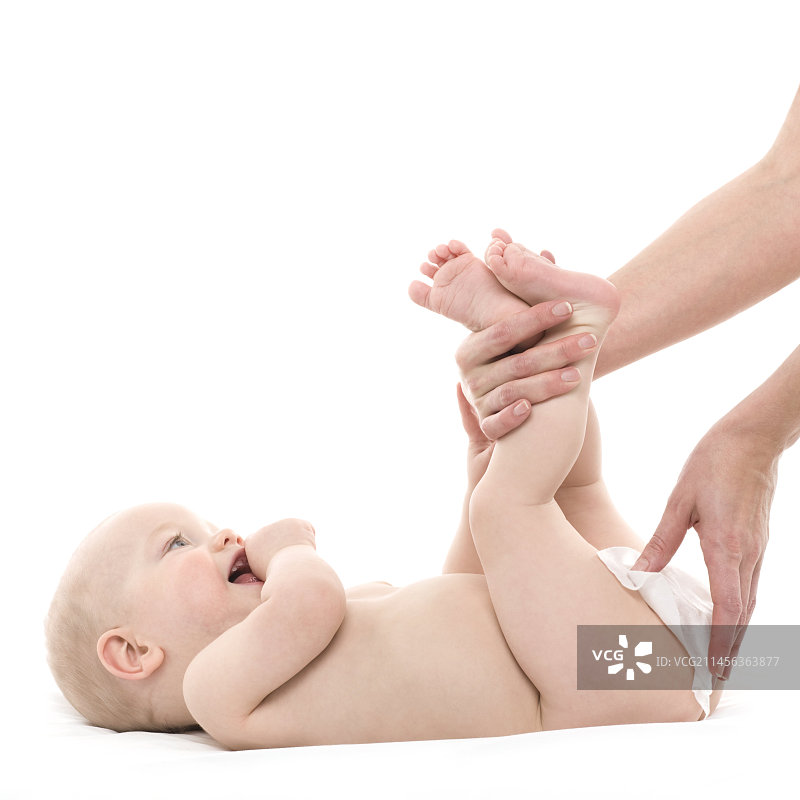 换尿布图片素材