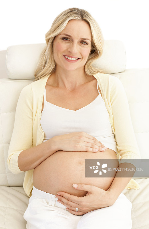快乐的孕妇图片素材